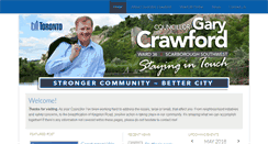 Desktop Screenshot of councillorcrawford.ca