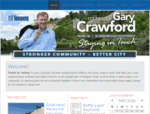 Tablet Screenshot of councillorcrawford.ca